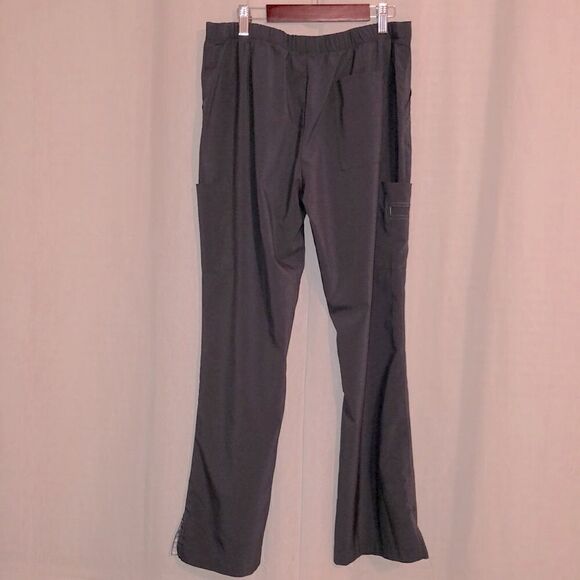 UP SP Charcoal Gray Drawstring Scrub Pants - Picture 2 of 14